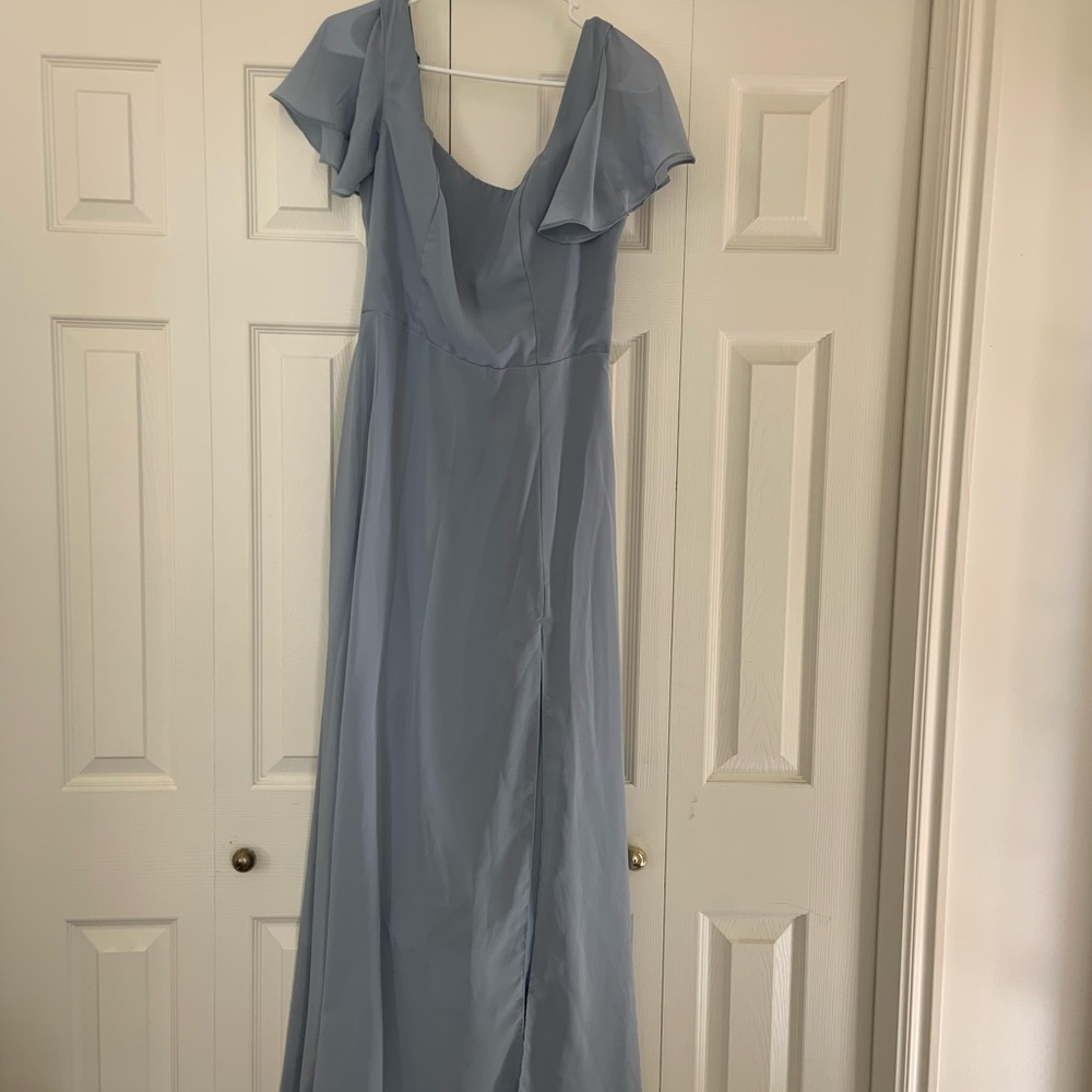 Elegant Blue Evening Gown